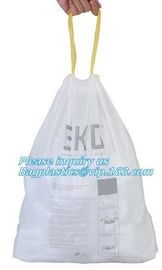 corn starch biodegradable compostable eco friendly drawstring laundry bag, eco friendly biodegradable compostable laundr supplier