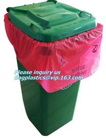 biodegradable and compostable garbage bin liners, kitchen bin liner compostable flat trash bag on roll, bin liner in rol supplier