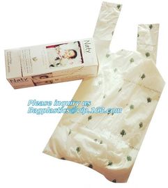 Bio-degradable nappy sacks,nappy changing bags, disposable scented baby diaper nappy bag with dispenser for baby supplier