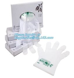 medical compostable disposable plastic gloves, biodegradable and compostable gloves vinyl, Disposable Polyethylene PE Gl supplier