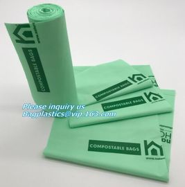 Factory directly sell biodegradable compostable refuse sack with EN13432 / BPI OK compost home ASTM D6400 certificates supplier