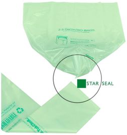 En13432 certified custom printed wholesale biodegradable compostable plastic pharmacy bag with singlet handle BAGS supplier