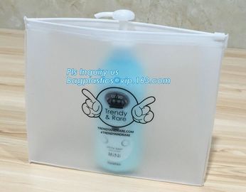 Transparent clear PVC Slider zipper bag plastic bag with zipper, cheap clear pvc pouch good quality with zipper packing supplier