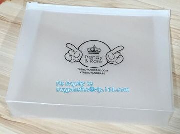 packaging moistureproof custom slider lock zipper bag, Slider zipper quad seal bag, China Manufacturer Clear Vinyl Slide supplier