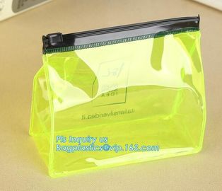 EVA clothing bags plastic slider zipper case, Custom printed side guesset foil slider zipper, resealable packaging slide supplier