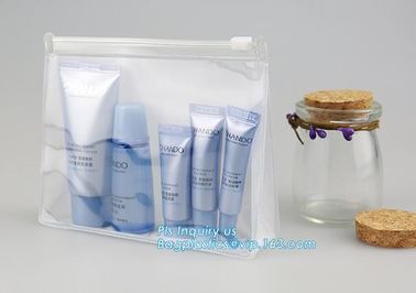 Transparent EVA plastic beach cosmetic bag, vinyl transparent clear PVC zipper cosmetic bag, waterproof clear zipper pla supplier