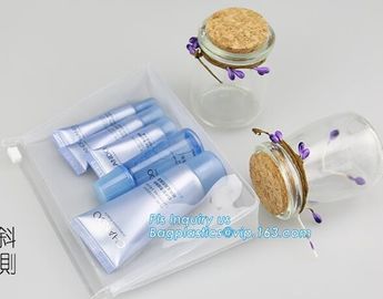 Transparent EVA plastic beach cosmetic bag, vinyl transparent clear PVC zipper cosmetic bag, waterproof clear zipper pla supplier