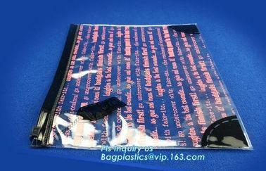 frosted PVC slider zipper bag plastic bag with zipper resealable pvc slider zip poly bag, cosmetic bag with slider zippe supplier