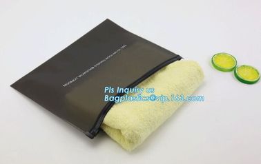 Promotion of cosmetics case price good clear slider top pvc bag, cosmetics soft eva k slider bag eco bag, slider supplier