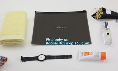 PP slider bag / PP zip seal bag, k bags slider zipper pvc packing documents bags, Cosmetic Cases Plastic PVC Trave supplier