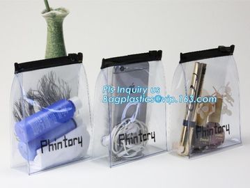 eco-friendly clear vinvyl pvc slider zip bags k bag, slider zipper bag plastic bag with zipper/pvc zipper lock sli supplier