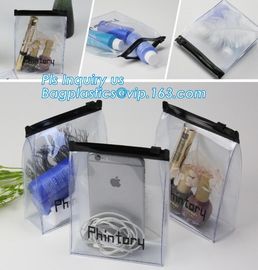 eco-friendly clear vinvyl pvc slider zip bags k bag, slider zipper bag plastic bag with zipper/pvc zipper lock sli supplier