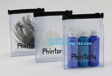 eco-friendly clear vinvyl pvc slider zip bags k bag, slider zipper bag plastic bag with zipper/pvc zipper lock sli supplier