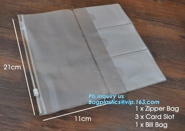 stationery handle bags with slider zipper, slider zipper bag plastic bag with zipper/pvc zipper lock slider bag/resealab supplier