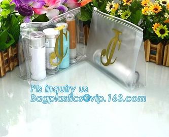 stationery handle bags with slider zipper, slider zipper bag plastic bag with zipper/pvc zipper lock slider bag/resealab supplier