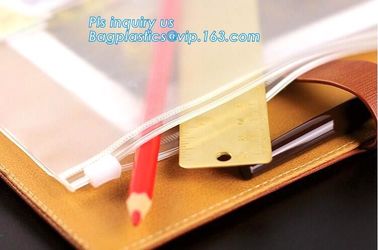 reusable promotional Plastic LDPE slider zipper bags, metallized film bottom loaded slider zipper packaging gloss finish supplier