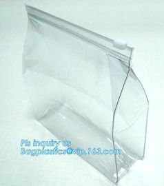 reusable promotional Plastic LDPE slider zipper bags, metallized film bottom loaded slider zipper packaging gloss finish supplier