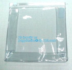 reusable promotional Plastic LDPE slider zipper bags, metallized film bottom loaded slider zipper packaging gloss finish supplier