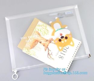 Slider Poly Waterproof Plastic Zip Lock Custom Clothing Bag, frosted swimwear PVC vinyl Bag with slider zipper, slider supplier