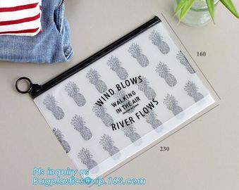 Cosmetic Zip Bag / Make Up / Toiletry / Washbag, Polyester Make Up Wash Bag Travel Cosmetic Bag with Two Sliders Zipper supplier