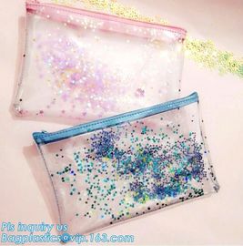 Cosmetic Zip Bag / Make Up / Toiletry / Washbag, Polyester Make Up Wash Bag Travel Cosmetic Bag with Two Sliders Zipper supplier