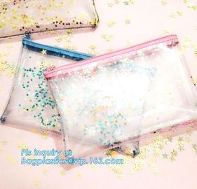 Cosmetic Zip Bag / Make Up / Toiletry / Washbag, Polyester Make Up Wash Bag Travel Cosmetic Bag with Two Sliders Zipper supplier
