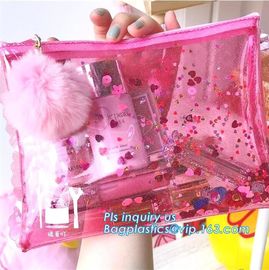 Cosmetic Zip Bag / Make Up / Toiletry / Washbag, Polyester Make Up Wash Bag Travel Cosmetic Bag with Two Sliders Zipper supplier