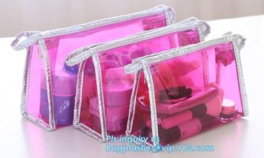 Makeup pvc Cosmetic Pen Pencil Case Coin Purse buttons, Zippered Makeup Bag Purse Cosmetic Pouch Bridesmaid Gift supplier