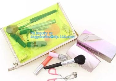 Makeup pvc Cosmetic Pen Pencil Case Coin Purse buttons, Zippered Makeup Bag Purse Cosmetic Pouch Bridesmaid Gift supplier