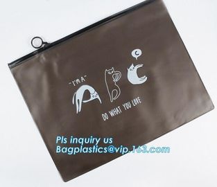 US Dollars k bag with slider, cloth bag boutique packaging slide zip lock plastic bag with slider, Consumer Produc supplier