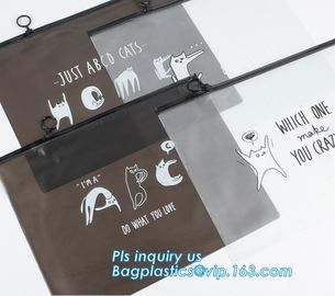 US Dollars k bag with slider, cloth bag boutique packaging slide zip lock plastic bag with slider, Consumer Produc supplier