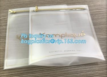 US Dollars k bag with slider, cloth bag boutique packaging slide zip lock plastic bag with slider, Consumer Produc supplier