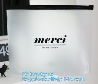 Summer Kit Frosted k Bag Slider Zipper Bag, underware packing PE material slider zipper bag, slider zipper pvc bag supplier