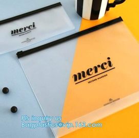 Summer Kit Frosted k Bag Slider Zipper Bag, underware packing PE material slider zipper bag, slider zipper pvc bag supplier