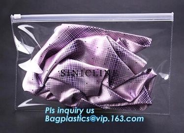 Summer Kit Frosted k Bag Slider Zipper Bag, underware packing PE material slider zipper bag, slider zipper pvc bag supplier