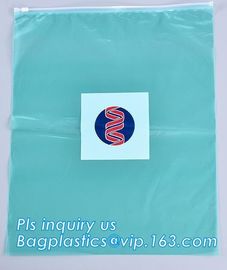 Garment EVA Frosty Slider Zipper Bag, Zipper Sealed Slider Gusset Cosmetic Bag Makeup Case Plastic Waterproof Bags, zip supplier