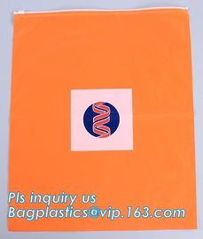 slider bag for underwear packaging slider zipper vinyl bag for clothing, zipper closure pvc slider bag clear size A4 off supplier