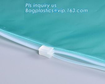 slider bag for underwear packaging slider zipper vinyl bag for clothing, zipper closure pvc slider bag clear size A4 off supplier