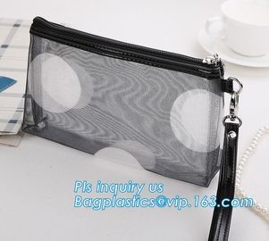 gift promotional hot Selling low price special purpose man women mesh cosmetic bag purse, Women mesh Make Up Bag Cosmeti supplier