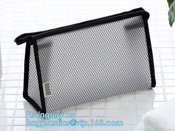 gift promotional hot Selling low price special purpose man women mesh cosmetic bag purse, Women mesh Make Up Bag Cosmeti supplier