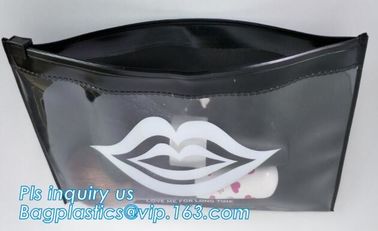 Printed slider k plastic resealable clothes zipper bag, Eva Plastic Slider Zipper Clothes Packing Bag With Custom supplier