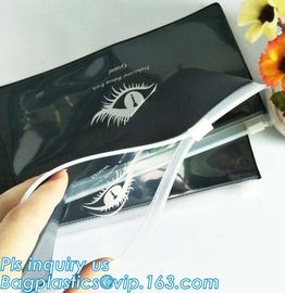 Printed slider k plastic resealable clothes zipper bag, Eva Plastic Slider Zipper Clothes Packing Bag With Custom supplier