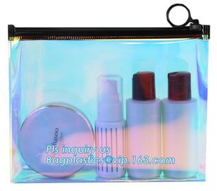 Eva Clothing Packaging Plastic Clear Zipper Bag With Slider, pvc slider zipper bag for jewellery, pencil case, slider zi supplier