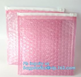 Protection Usage For Cosmetic Packaging Slider Bags, Custom Poly Bags Slider Bags, Reusable Packing Slider bubble bag, H supplier