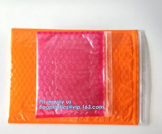 Protection Usage For Cosmetic Packaging Slider Bags, Custom Poly Bags Slider Bags, Reusable Packing Slider bubble bag, H supplier