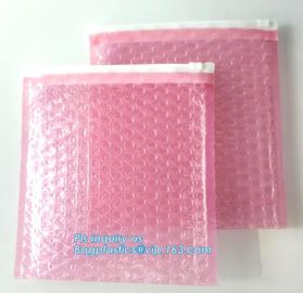 Protection Usage For Cosmetic Packaging Slider Bags, Custom Poly Bags Slider Bags, Reusable Packing Slider bubble bag, H supplier