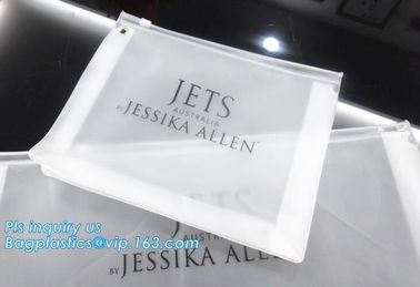 plastic underwear packing pe k zipper slider bag, zipper bag vinyl toiletry zipper bag pvc slider bag, slider zipp supplier