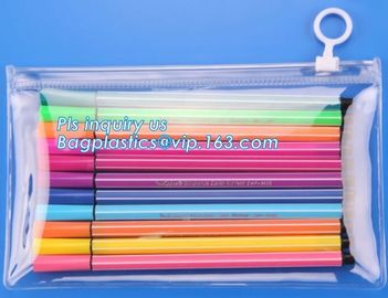 Fabric zipper professional vinyl slider bag pvc zipper bag, slider zipper plastic bag for packaging, zipper packing bag supplier