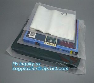 reclosable packaging slider zipper bags, Side gusset handle slider zipper, slider zipper frosted PVC document bag, zip supplier