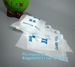 reclosable packaging slider zipper bags, Side gusset handle slider zipper, slider zipper frosted PVC document bag, zip supplier